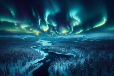 Himmlische Nordlichter: Die Schönheit Kirunas im schwedischen Winter