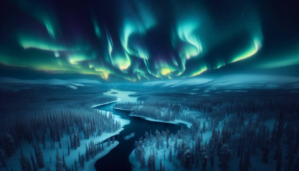 Die nächtliche Pracht von Kiruna, Schweden – ein Paradies für Aurora-Liebhaber
