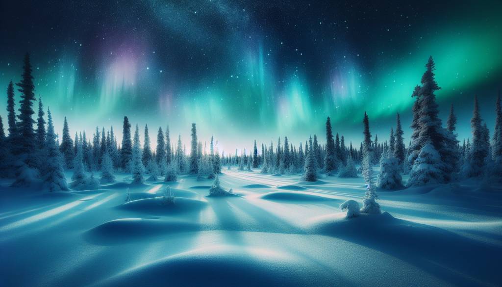 Finden der optimalen Bedingungen zur Sichtung der Nordlichter