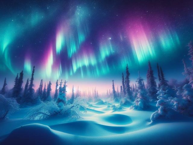 Entdecken Sie die winterliche Wunderwelt der Nordlichter in Yellowknife, Kanada