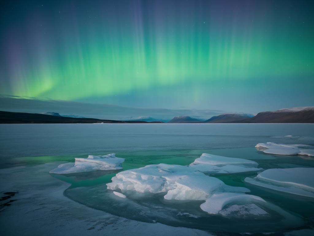 "Die Verbindung zwischen Nordlichtern und arktischem Wildleben: Ein unentdecktes Abenteuer"